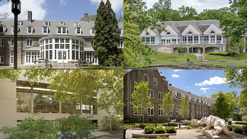 four locations on campus