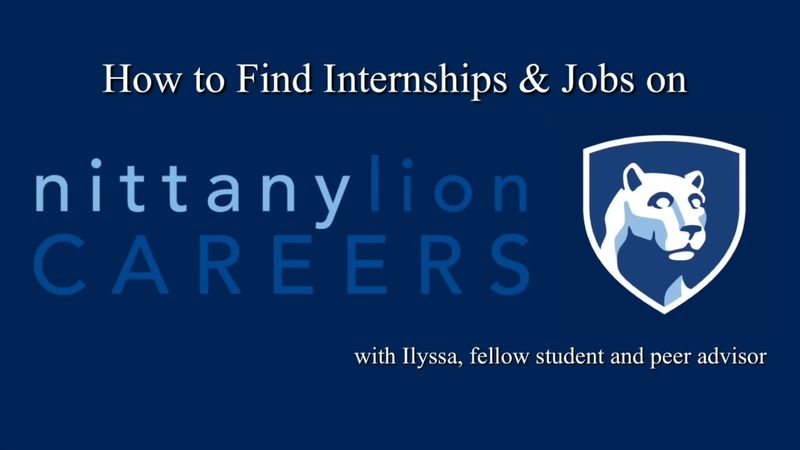 How to Search for Jobs in Nittany Lion Careers