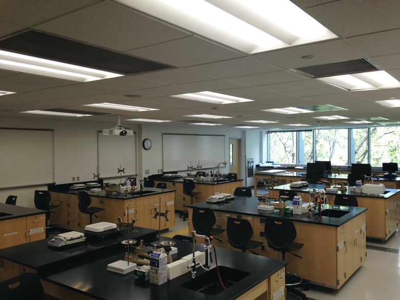 A photo of a science lab in Woodland