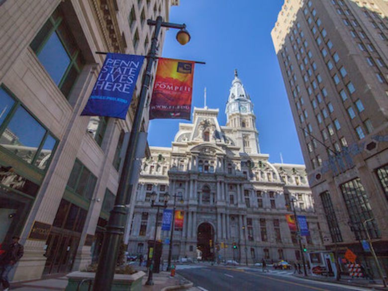 Street view of Center City Philadelphia