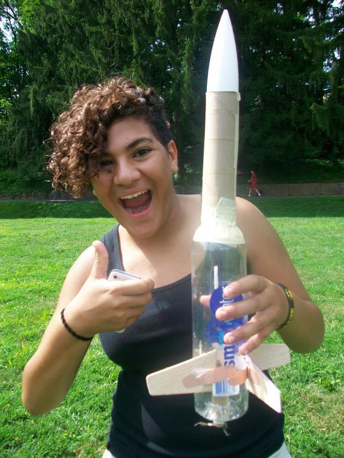 Abington camp girl rocket