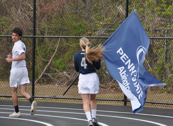 Memorial Fields victory lap