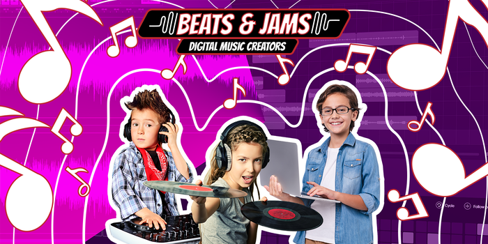 Beats and Jams Digital Music Creators graphic