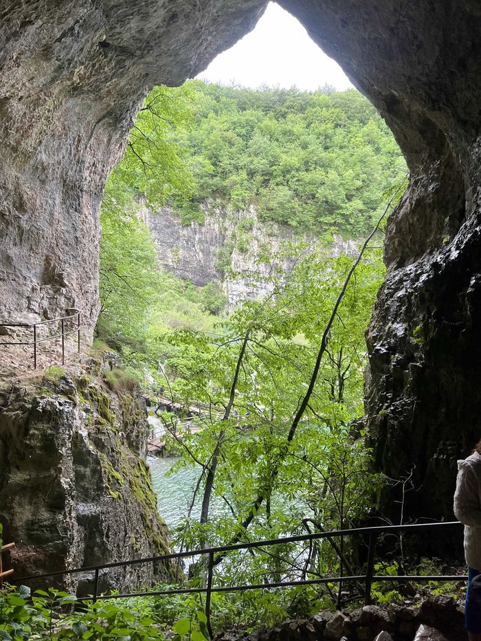 Cave and Trees in Croatia