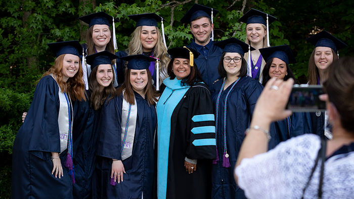EECE 2021 Students posed for a photo on graduation day 