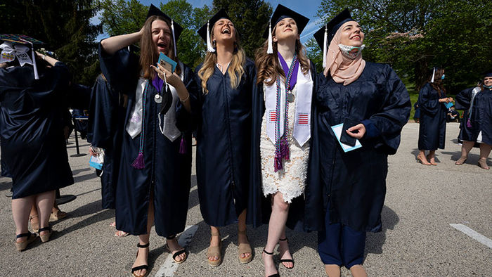 four graduates