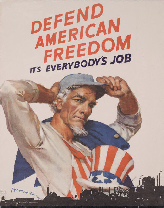 Defend American Freedom It's Everybody's Job poster