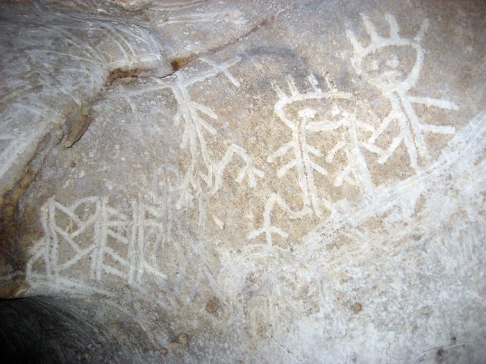 Isla de Mona Taíno cave art