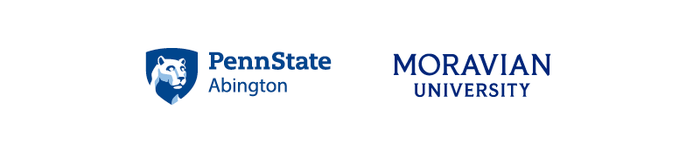 Penn State Abington and Moravian University logo