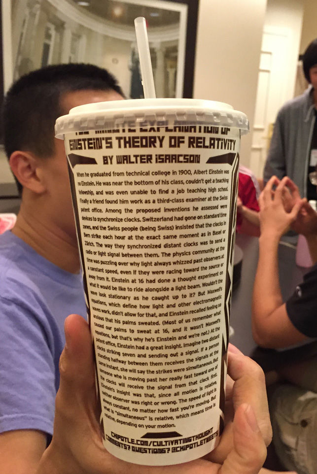 Chipotle physics team cup