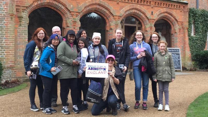 students and faculty in England