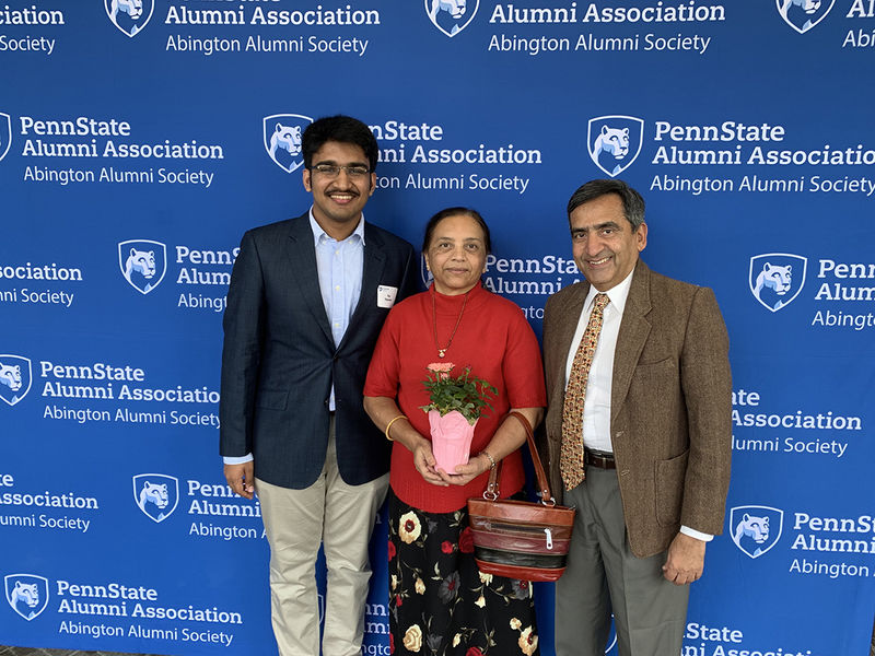 Rajaram Ramesh with Chandrashekhar and Anita Pendharkar