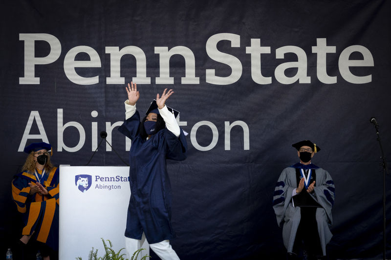 Abington commencement spring 2021 Penn State Abington