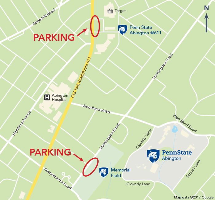 Off Campus Parking Map