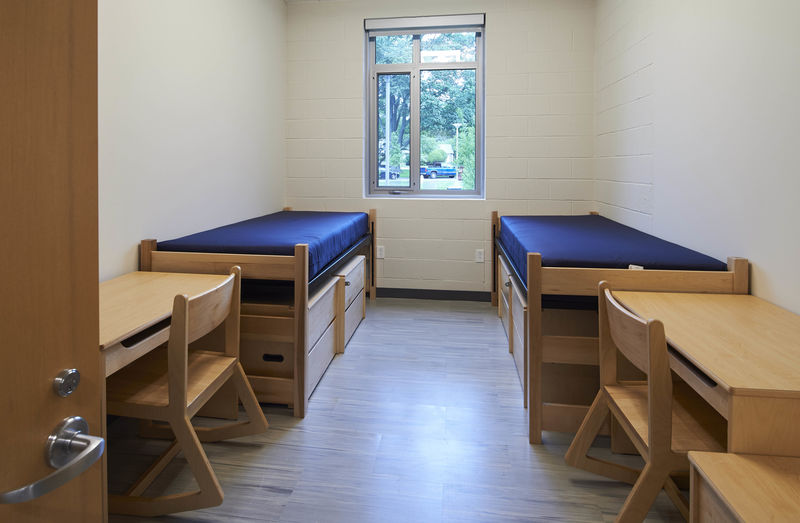 Student Bedroom at Penn State Abington Lions Gate near Philadelphia