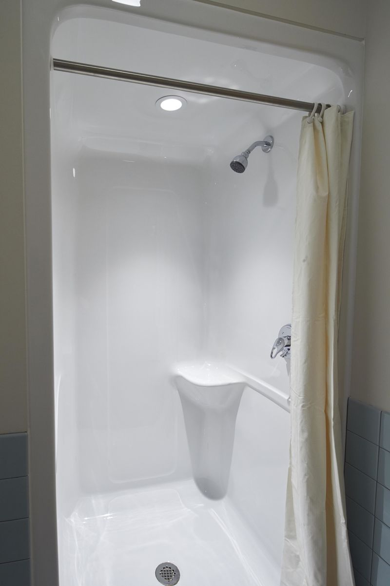 Shower at Penn State Abington Lions Gate near Philadelphia