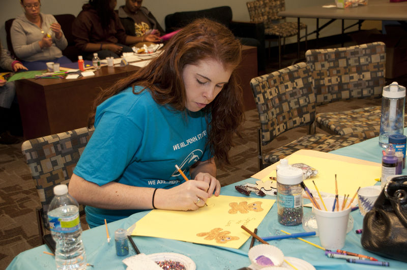 Student at Sexual Abuse Awareness Program