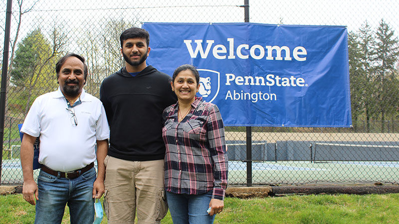 student and family