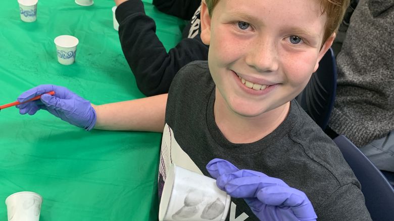 Youth Police Fingerprints
