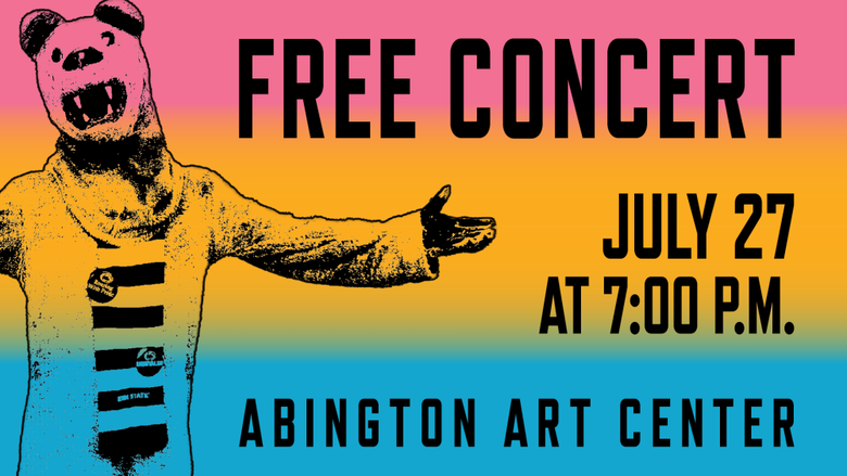 Free concert at the Abington Art Center July 27, 2023