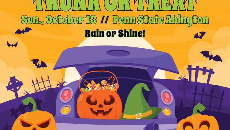 Graphic with pumpkin for Trunk or Treat