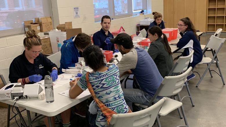 Penn State students Health Fair Philadelphia
