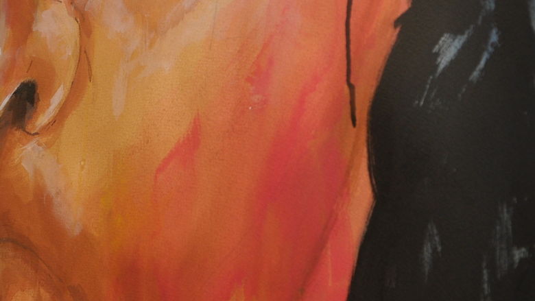 Abington art self-portraits