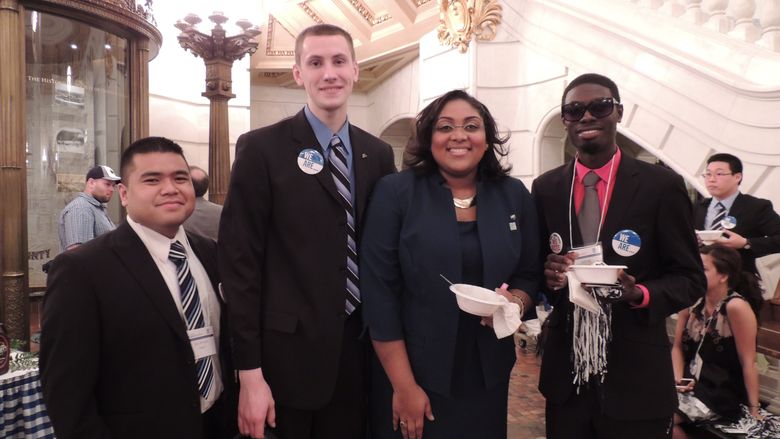 Abington students at Penn State Capital Day