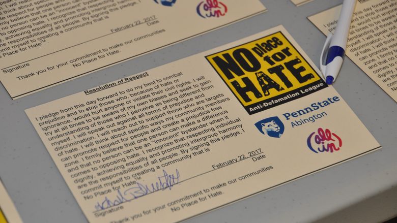 Abington All In No Place for Hate