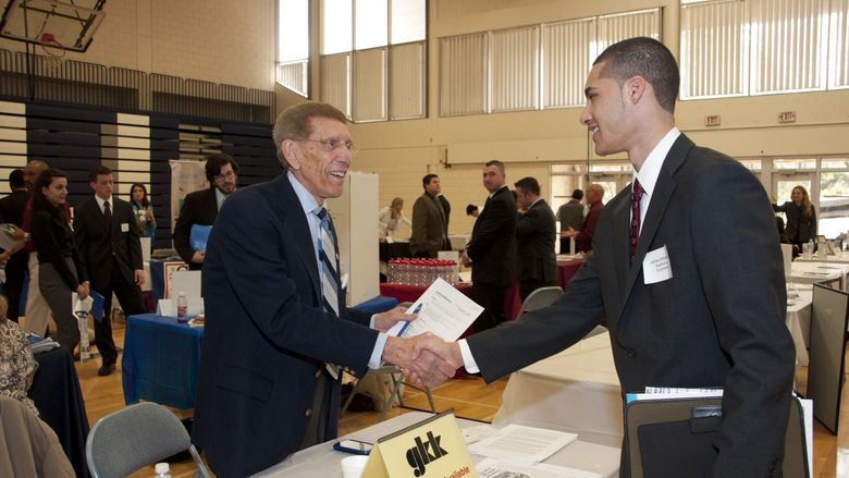 The Abington Spring Career Expo gave students the opportunity to connect with more than 60 employers.