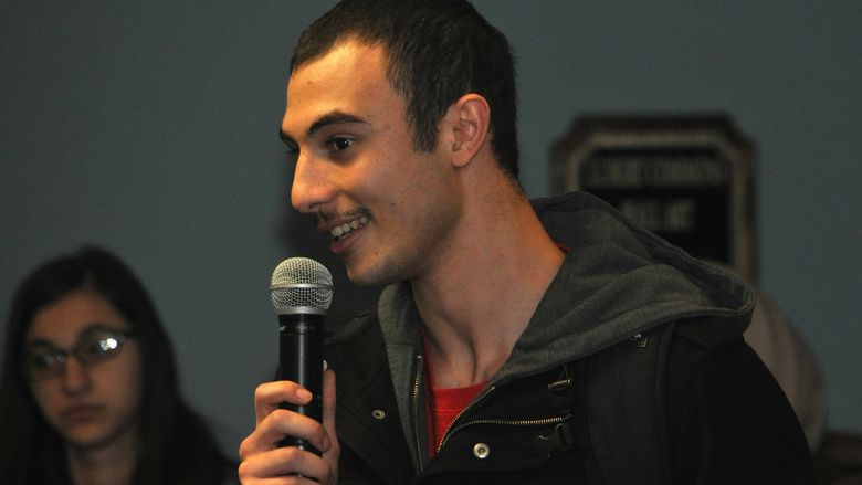 Syrian student open mic