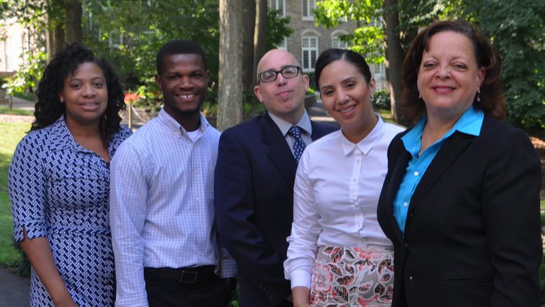 Latino teen shadow day