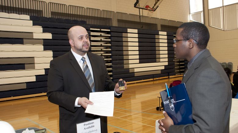 The Abington Spring Career Expo gave students the opportunity to connect with more than 60 employers.