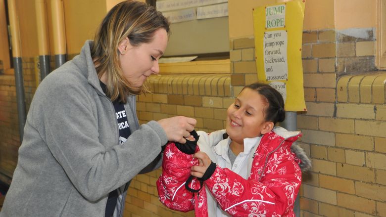 Abington McClure coat drive