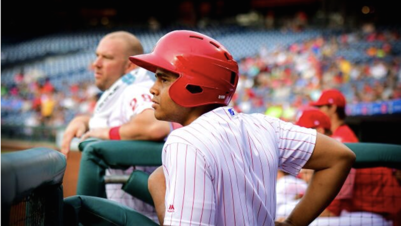 Penn State Abington Philadelphia Phillies 2017 bat boy
