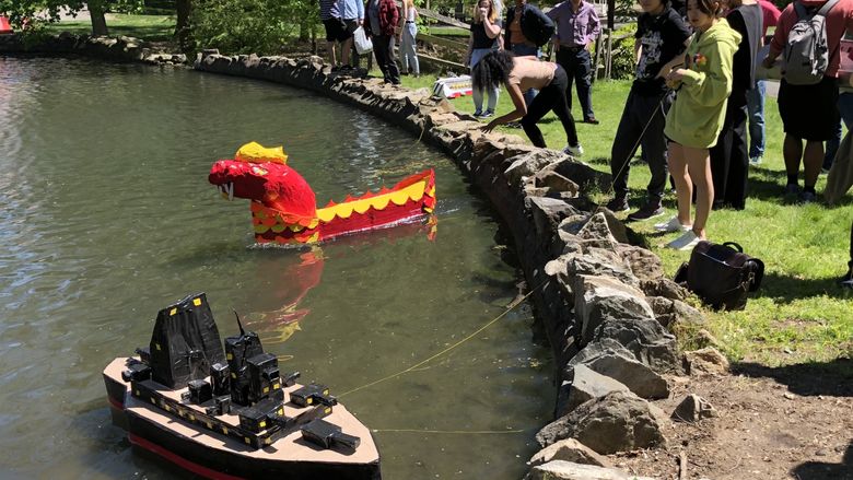 Abington floating sculpture