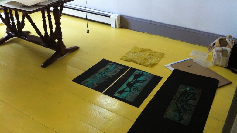 Artists workspace Machiasport Maine