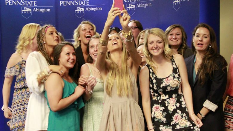 Abigton lax selfie banquet