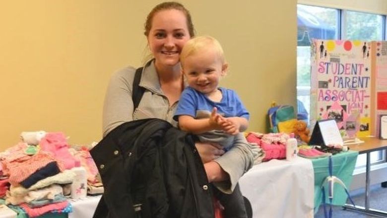 baby shower student parent