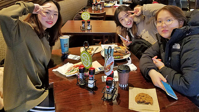 South Korean students