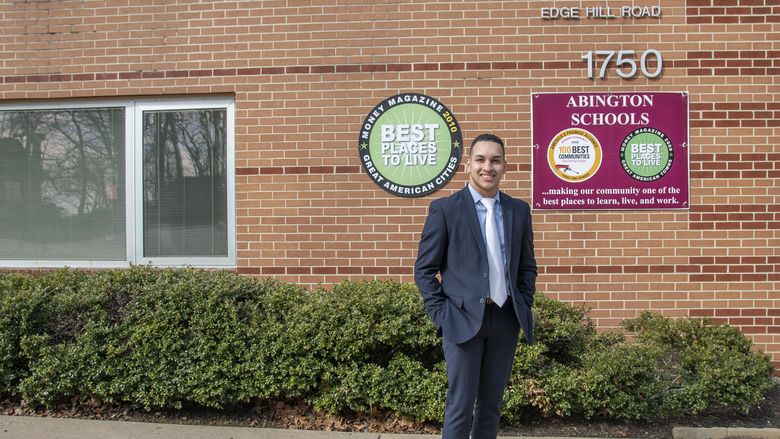 Abington education major Sam Gonzalez 