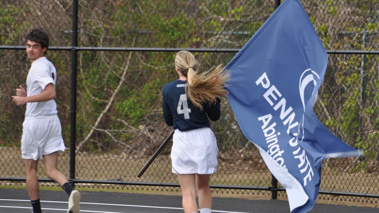 Memorial Fields victory lap