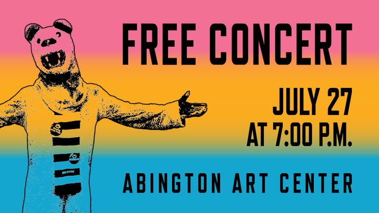 Free Concert Graphic with Nittany Lion at Abington Art Center