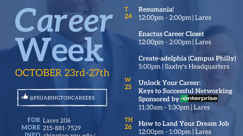 Career Week October 2017 at Penn State Abington