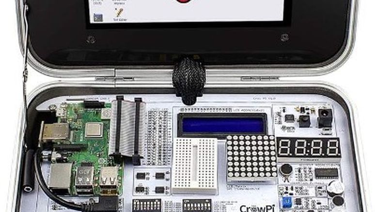 A Crow Pi is an educational tool based on Raspberry Pi, designed to help people learn electronics, programming, and basic computer science.