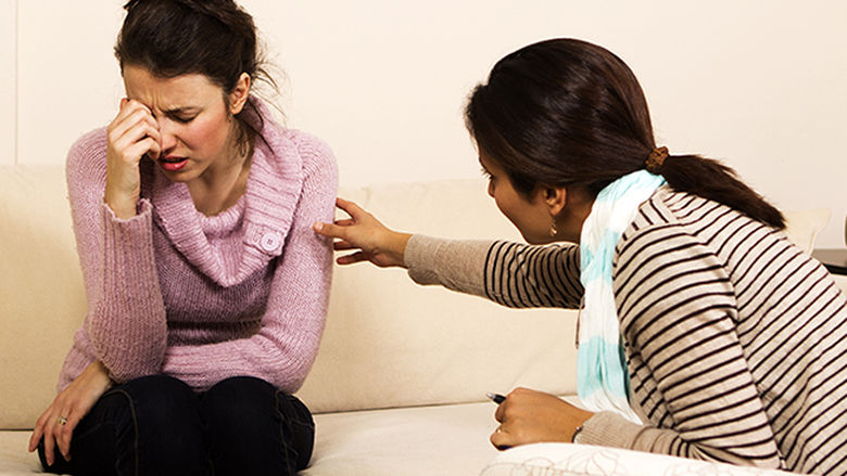 two women in therapy