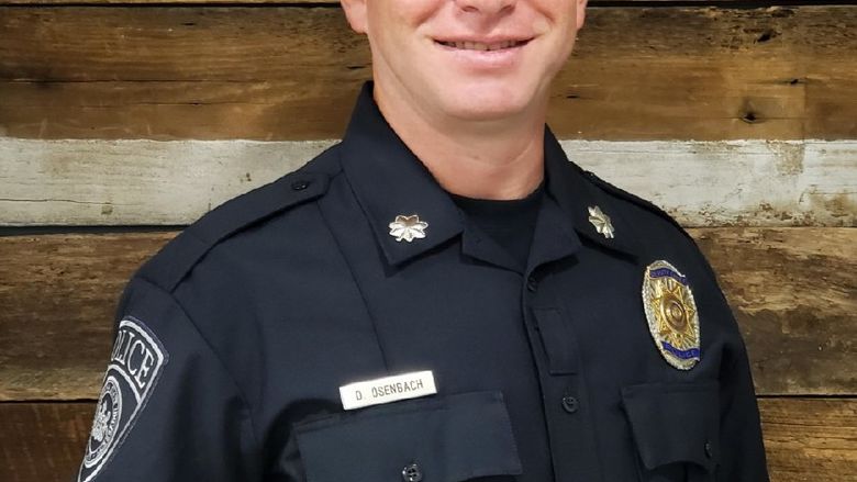 Dale Osenbach in police uniform