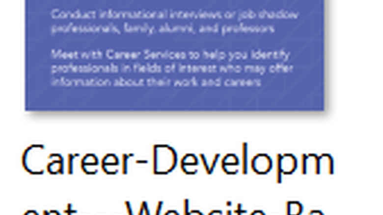 Career Options
