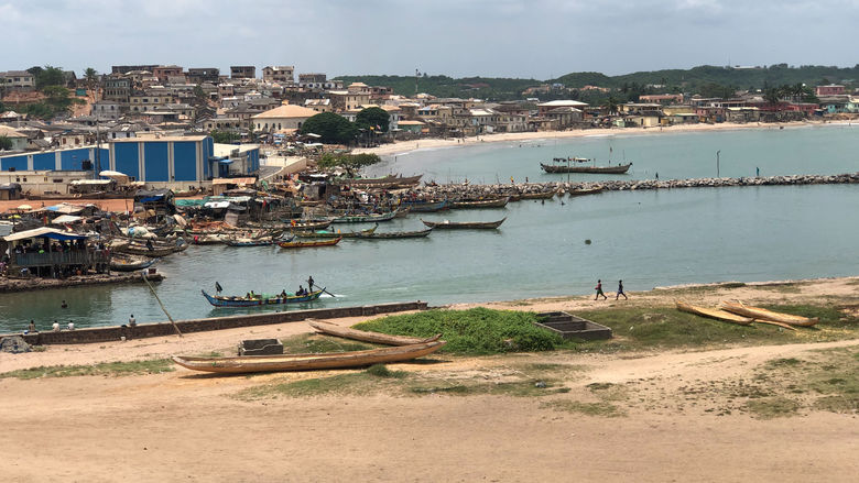 Ghana town landscape