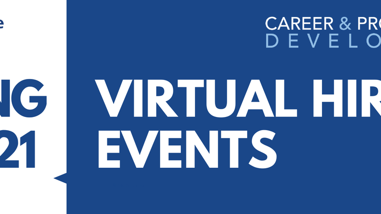 Spring 2021 Hiring Events Header